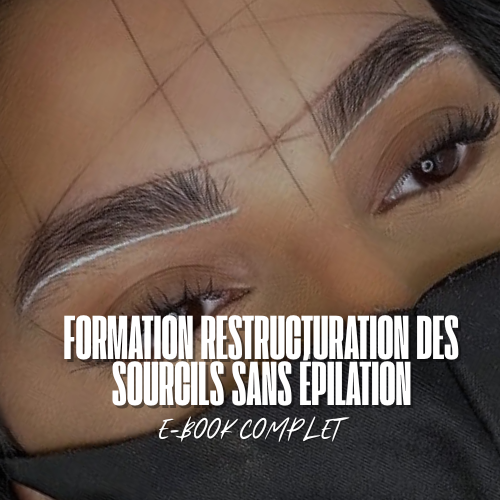 FORMATION RESTRUCTURATION DES SOURCILS SANS EPILATION | E-BOOK COMPLET